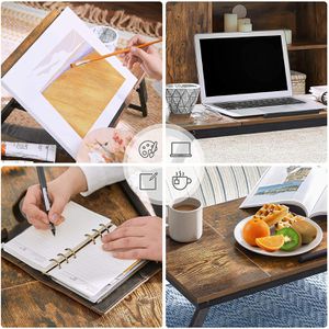 Produktbild für Laptoptisch Vasagle LLD110B01, aus Holz, höhenverstellbar