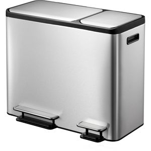 Produktbild für Mülleimer EKO EcoCasa, VB 912846, matt silber