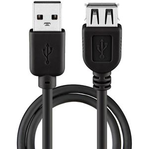 Produktbild für USB-Kabel Goobay 93599 USB 2.0, 1,8 m