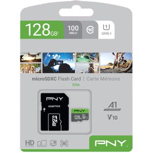 Produktbild für Micro-SD-Karte PNY Elite, 128GB