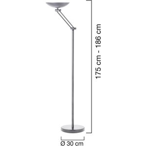 Produktbild für Stehlampe Unilux Articulated 2.0, LED silber 183 cm