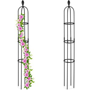 Produktbild für Rankgitter Relaxdays 10042636, schwarz, freistehend