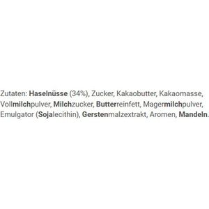 Produktbild für Tafelschokolade Lindt Les Grandes 34% Haselnüsse