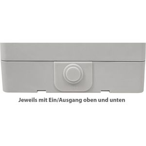 Produktbild für Steckdose McPower Taff, IP44, Aufputz