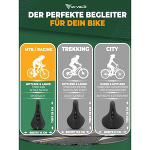 Produktbild für Fahrradsattel Mivelo Comfort Pro, Unisex