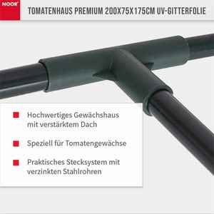 Produktbild für Gewächshaus NOOR Premium, 1,5m² Fläche