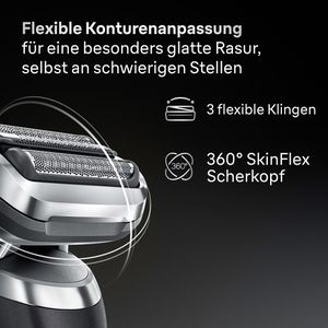 Produktbild für Scherkopf Braun 74S Ersatzscherteil, silber