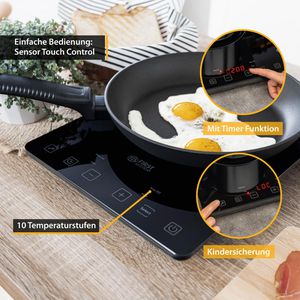 Produktbild für Kochplatte TZS-First-Austria Slim, FA-5095-2