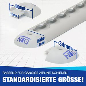 Produktbild für Endkappe NTG grau, 4 Stück