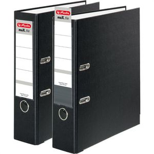 Produktbild für Rückenschilder Herlitz 9743105 maX.file, weiß
