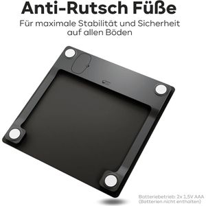 Produktbild für Personenwaage Proficare PC-PW 3122, schwarz