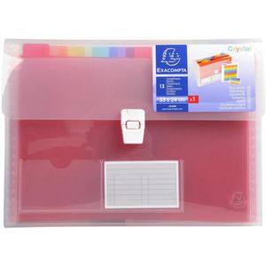 Produktbild für Fächermappe Exacompta 55298E Crystal, A4