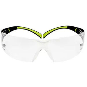 Schutzbrille 3M SecureFit 400, schwarz-grün, Bügelbrille