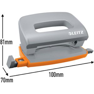 Produktbild für Locher Leitz 5599-60-88 Urban Chic Mini grau
