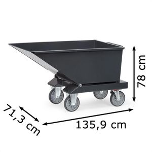 Produktbild für Kippbehälter Fetra Muldenkipper 4701A, für Stapler