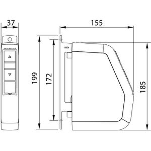 Produktbild für Gurtwickler Rademacher 2510-UW RolloTron Standard