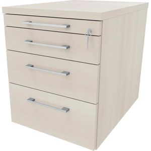 Produktbild für Rollcontainer fm-Büromöbel Fastline, aus Holz, akazie