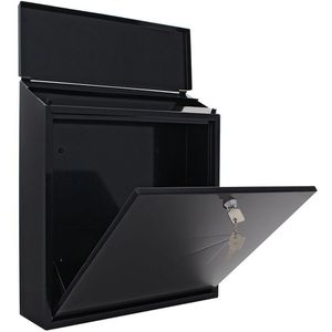 Produktbild für Briefkasten Rottner T03426, Firenze, schwarz, aus Stahl