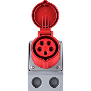 Produktbild für CEE-Steckdose McPower 1300641, mit Schuztkontakt, 5-polig