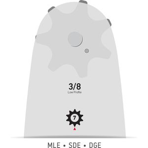 Produktbild für Sägeschiene Oregon Double Guard, 100SDEA041