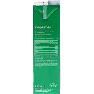 Produktbild für Milch Berchtesgadener Land H-Vollmilch, Fettgehalt 3,5%