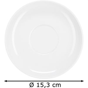 Produktbild für Untertasse Van-Well Gusto, weiß