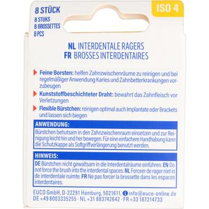 Produktbild für Interdentalbürsten diadent Gelb, ISO-Größe 4
