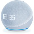 Sprachassistent Amazon Echo Dot (5. Gen.) mit Uhr Smart Home Steuerung, Mediaplayer, graublau