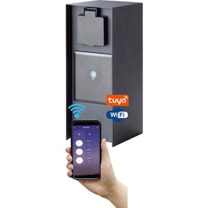 Produktbild für Gartensteckdose Bold Orio WIFI, feste Montage