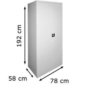 Produktbild für Werkzeugschrank ADB XL-T, 40837, aus Metall, lichtgrau