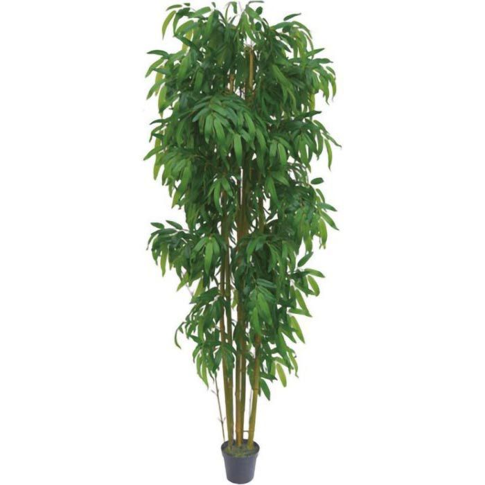 Echtholzstamm, Böttcher cm, Decovego im 210 Topf Bambus, Kunstpflanze AG – mit Höhe