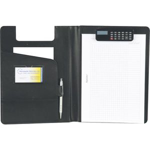 Produktbild für Schreibmappe Alassio 31500, Brescia, schwarz, Kunstleder