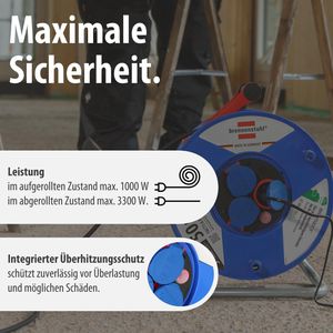 Produktbild für Kabeltrommel Brennenstuhl Garant Bremaxx, 50m