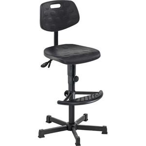 Produktbild für Arbeitsstuhl meychair W2-H-PU-FS6, schwarz