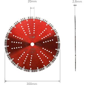 Produktbild für Trennscheibe Prodiamant Turbo, Universal Pro12