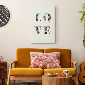 Produktbild für Wandbild Artgeist Love in Flowers