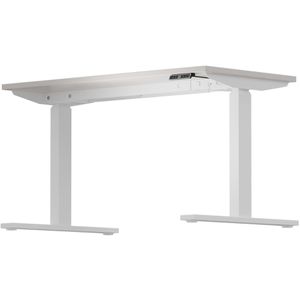 Produktbild für Schreibtisch Bisley E-WonderTech, lichtgrau / weiß