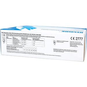 Produktbild für Einmalhandschuhe HYGISUN Intco Nitril, blau, 100 Stück