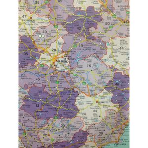 Produktbild für Europakarte Franken KA650M, Kartentafel, mit Aluminiumrahmen