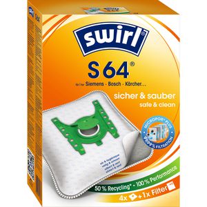 Staubsaugerbeutel Swirl S 64 (S 66) MicroPor Plus