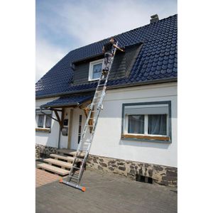 Produktbild für Schiebeleiter Krause Monto Fabilo, 129352, 2 x 18 Sprossen