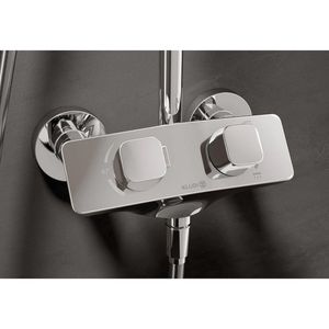 Produktbild für Duschsystem KLUDI COCKPIT Explorer, verchromt