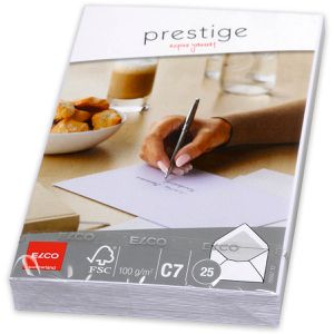 Produktbild für Briefumschläge ELCO 79307.12 Prestige, weiß, Mini