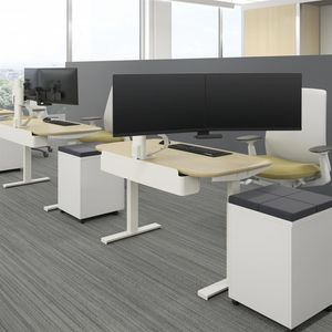 Produktbild für Monitorhalterung Ergotron Trace Dual, weiß