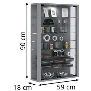 Produktbild für Glasvitrine VCM Vitrosa Mini, hängend
