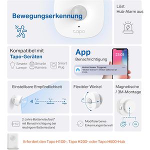 Produktbild für Bewegungsmelder Tapo T100 PIR Funk