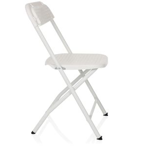 Produktbild für Klappstuhl hJh-OFFICE TUDELA XXL PRO W, 803103, weiß