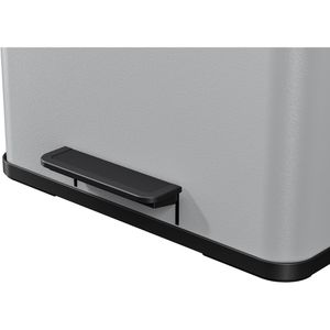 Produktbild für Mülleimer Hailo Öko duo Plus L, silber