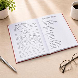 Produktbild für Notizbuch Böttcher-AG Karton Hardcover
