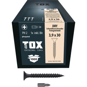 Schnellbauschrauben Tox 142453253930, DRY FG, 3,9 x 30mm